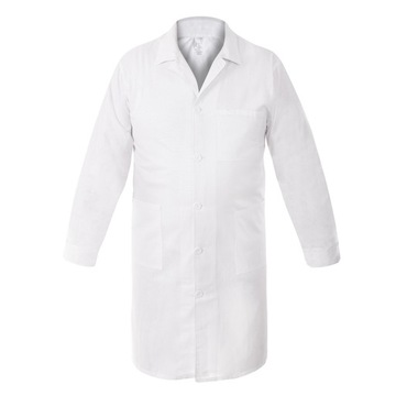 FARTUCH medyczny LABORATORYJNY 100% bawełna r.M