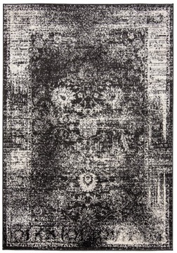 DYWAN FRYZ VINTAGE PRZECIERANY 140x200 CZARNY