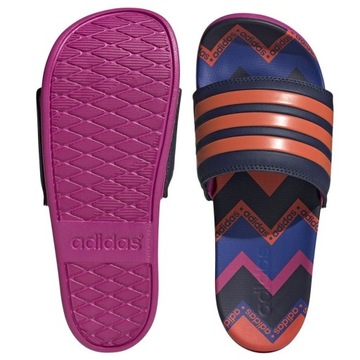 KLAPKI ADIDAS ADILETTE COMFORT SPORTOWE BASENOWE PLAŻOWE MULTIKOLOR R.38