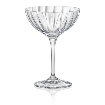Kieliszki do koktajli pucharki Kate Optic 210ml x 6szt Bohemia Crystalex