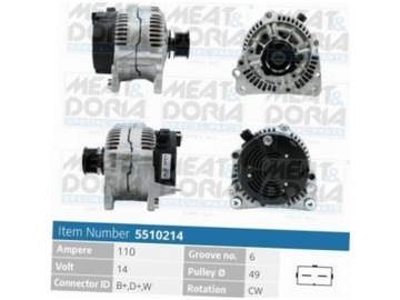 ALTERNÁTOR 14V 110A DO VW SHARAN 1.8
