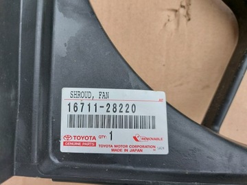 AVENSIS VERSO 01-07 D4D POUZDRO VENTILÁTORŮ NOVÁ