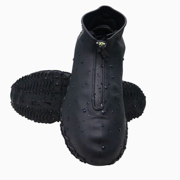 Gumowe wodoodporne ochraniacze na buty z suwakiem rozmiar 