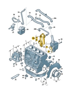 Odma oddzielacz oleju VW 036103464AC OE