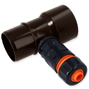 ŁAPACZ DESZCZÓWKI 63 MM ZBIERACZ WODY DESZCZOWEJ ODZYSKIWACZ RYNNY GRAFI X5