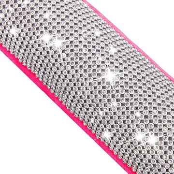 Розовый автомобильный протектор Rae с блестками и бриллиантами