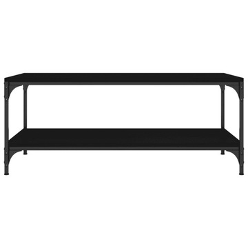 VidaXL Журнальный столик, черный, 100x50x40 см, материал