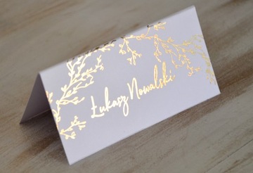 ВИНИТИ, ВИЗИТКИ ДЛЯ ГОСТЕЙ, ПОЗОЛОЧЕННЫЕ ЛИСТЬЯ, 10 шт.