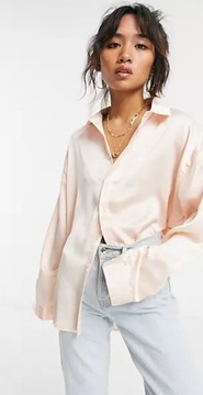 MISSGUIDED PETITE KOSZULA SATYNOWA LUŹNA 38 M 1VAF