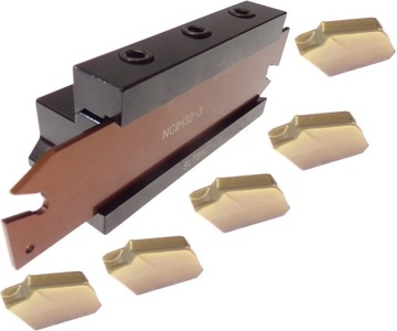 NÓŻ LISTWA PRZECINAK 3mm NCIH 32-3 + 5 PŁYTEK LFMX 3 + BLOK CHWYT 25mm