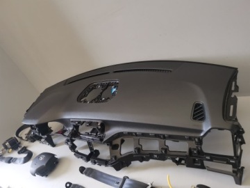 HYUNDAI TUCSON II III LIFT 2018- ПОДУШКИ КОНСОЛИ РЕМНИ ПРИБОРНАЯ ПАНЕЛЬ ORG