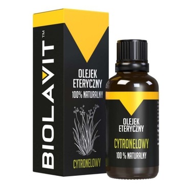 Olejek eteryczny cytronelowy cytronella 30ml