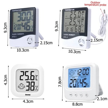 LCD Electronic Digital Thermometer Hygrometer Portable Mini Indoor Outdoor