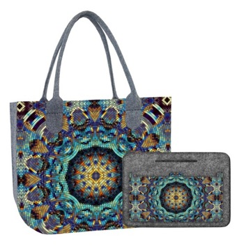 Zestaw Bertoni Torba Lady XL Barcelona + organizer