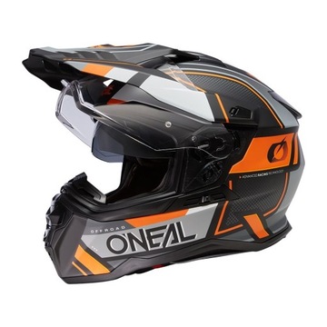 O'neal D-SRS Kask SQUARE black/grey/orange L 59/60