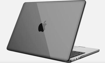 CASE OCHRONNY DO MACBOOK AIR 13.6 A2681 PRZEZROCZYSTY CZARNY PREMIUM