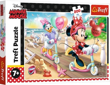 Puzzle Minnie na plaży 200 elementów 13262 Trefl