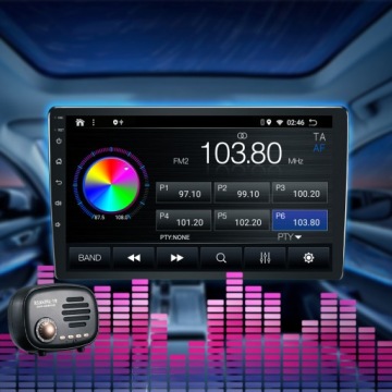 RADIO 1 DIN ANDROID 13 SAMOCHODOWE CARPLAY ANDROID AUTO WIFI DSP 2GB/64GB