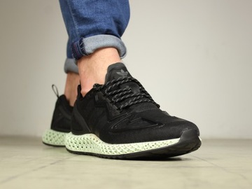 buty męskie Adidas 4D UNIKAT sneakersy CZARNE