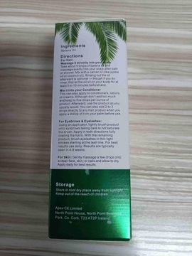 Масло батана для роста волос (2,02 жидких унции), 100% чистое и натуральное масло батана,