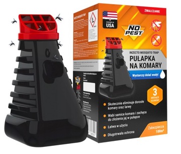 PUŁAPKA ŚRODEK NA KOMARY I ICH LARWY NO PEST MOSQUITO TRAP NOWOCZESNA