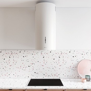 Вытяжка кухонная настенная TUBA Globalo WERENISO 39 см БЕЛЫЙ LED