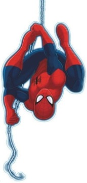 Naklejki na ścianę tapeta Spider man spiderman człowiek pająk wiszący