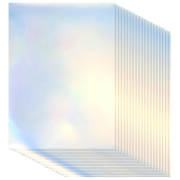 Zestaw papier naklejkowy holograficzny 30x21 cm a4 20x arkusz do druku DIY