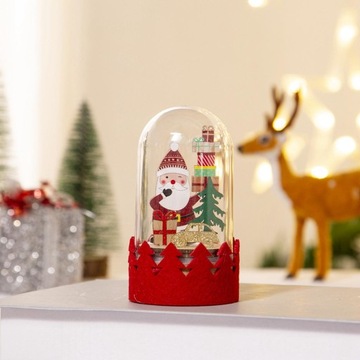 Новогодняя лампа Ночник Украшение комнаты Санты