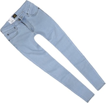 LEE MALONE LIGHT KALI jeansy rurki skinny W28 L32