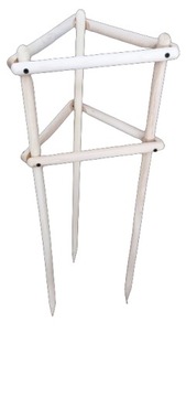 Podpora trójkątna do drzewka kwiatów fi 22 mm 140 cm