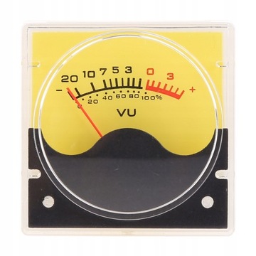 VU Meter Header DB Level Header for Recording with