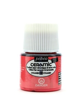 PEBEO CERAMIC 45ML CYCLAMEN - farba do ceramiki