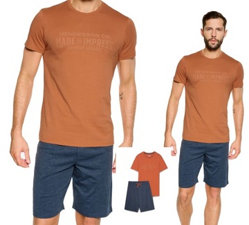 HENDERSON piżama męska PRESS 39749 k/r *L* 22x
