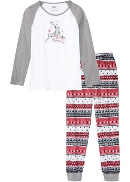 B.P.C piżama damska z nadrukiem świątecznym 40/42.