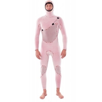 Мужской гидрокостюм Rip Curl FlashBomb с молнией на груди 5/4 мм LT