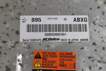 OPEL AMPERA CHEVROLET VOLT 15R INVERTOR MODUL STŘÍDAČ 24271202