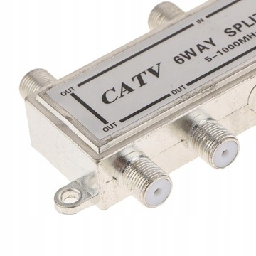 1 6-полосный разветвитель коаксиального кабеля