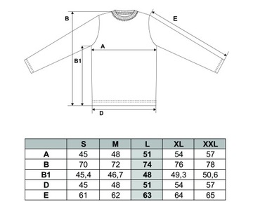 KOSZULKA Z DŁUGIM RĘKAWEM Bluzka Longsleeve Moraj