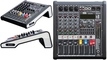 4-KANAŁOWY MIXER AUDIO Z PORTEM USB FUNKCJĄ MP3 BLUETOOTH PROFESJONALNY DSP