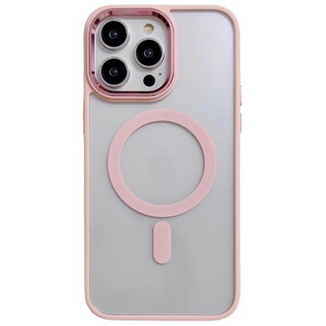 ETUI CLEAR CASE DO MAGSAFE PLECKI OBUDOWA do APPLE IPHONE 13 PRO RÓŻOWY