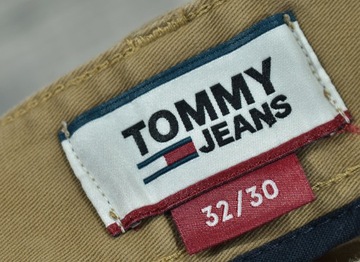 TOMMY JEANS Męskie Spodnie Chinosy W32 L30