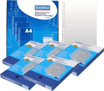 OBWOLUTA KOSZULKA KRYSTALICZNA A4 50μm 500 SZT DONAU 5 OP. W KARTONIE