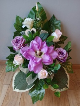 Украшение кладбища GRAVE композиция HEART SET