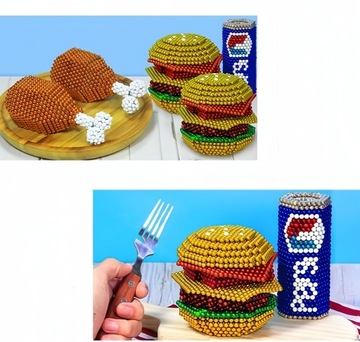 МАГНИТНЫЕ ШАРИКИ NEOCUBE 1000 ШТ 3ММ РАДУГА