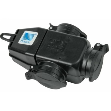 Rozgałęźnik do przedłużacza 3 gniazda IP44 D.3156