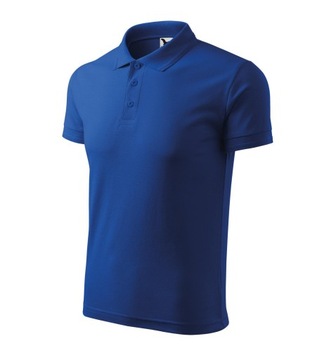 Мужская рубашка-поло Pique Polo, василькового цвета, 3XL, 2030518
