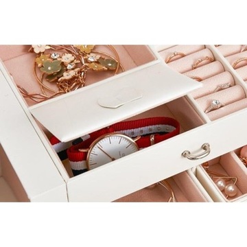 БОЛЬШАЯ КОРОБКА-ОРГАНИЗАТОР ДЛЯ ЮВЕЛИРНЫХ КОЛЕЦ ДЛЯ ДЕВОЧКИ