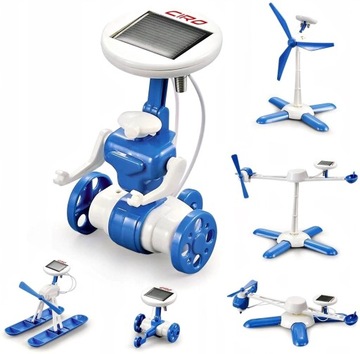 EDUKACYJNA ZABAWKA SOLARNE ROBOTY DO BUDOWANIA 6w1