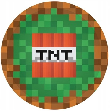 НАБОР НА ДЕНЬ РОЖДЕНИЯ ПИКСЕЛЫ MINECRAFT КРУЖКИ ТАРЕЛКИ